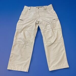 Blauer 8835 Khaki Cargo Tactical Pants Silver tan Mens Sz 37 Regular Good